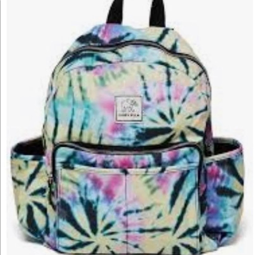 Ivory Ella Neon Rainbow Swirl Backpack